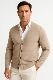 V - Neck Cardigan - Montford & Co