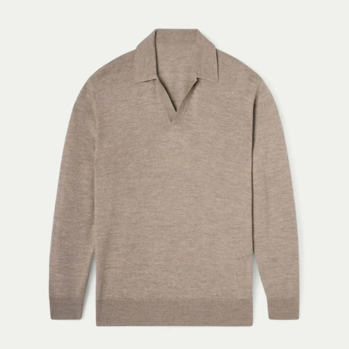 Venice Cotton V Neck Polo Shirt - Montford & Co