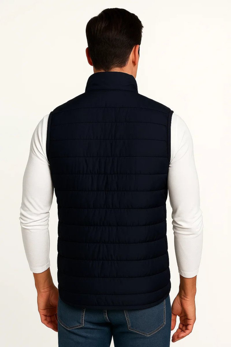 Vest Cotton - Filled Sleeveless Winter Vest - Montford & Co
