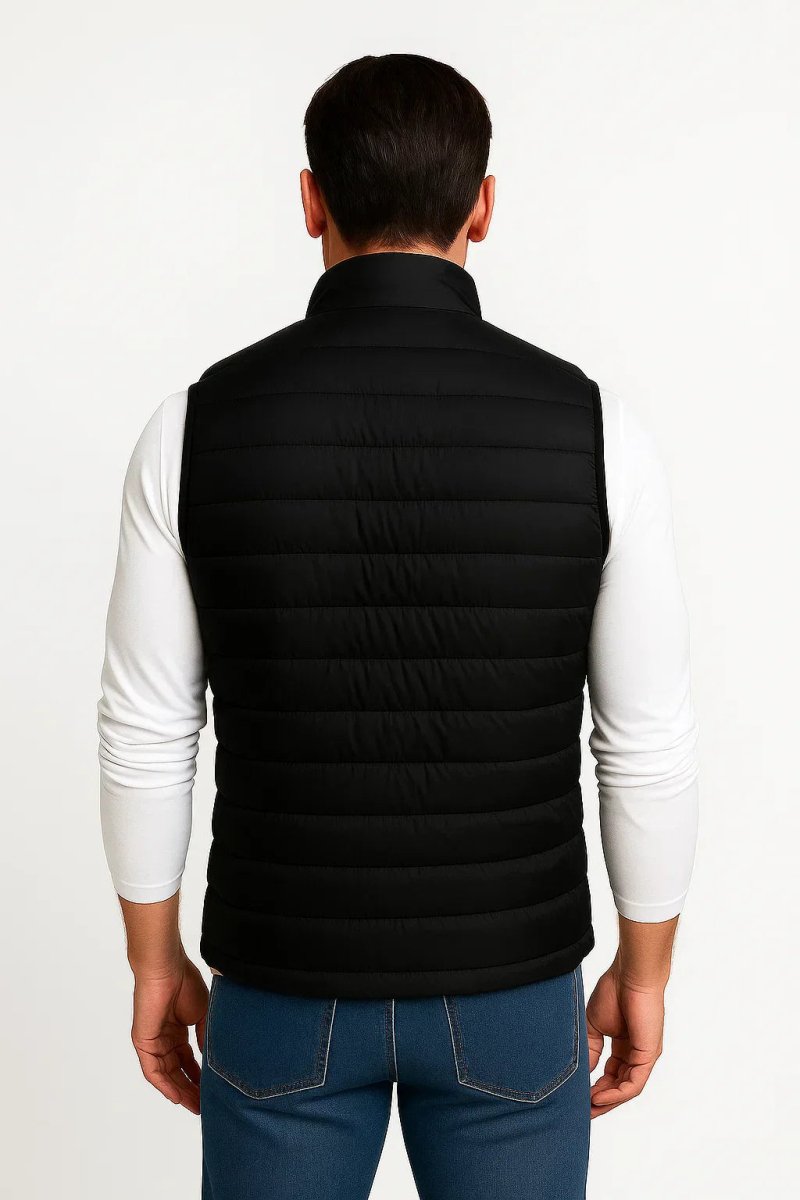 Vest Cotton - Filled Sleeveless Winter Vest - Montford & Co