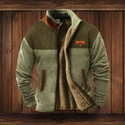 Vest – Mens – Autumn & Winter – Heren Warme Teddy Vest met Rits en Vintage Ontwerp – Montford Co - Montford & Co