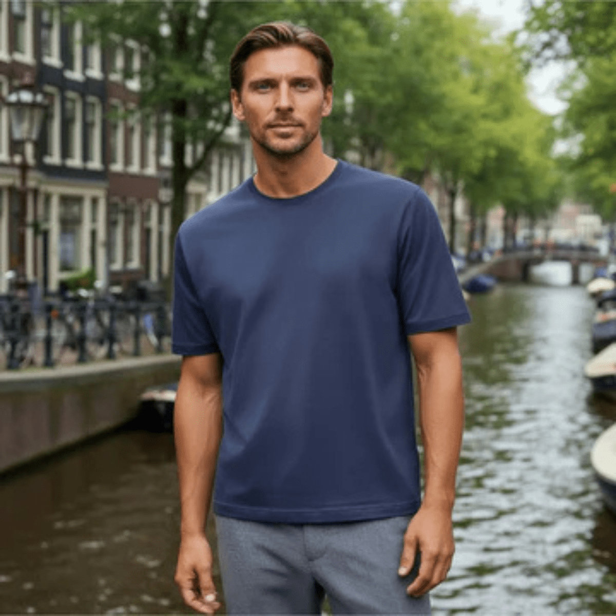 Wentworth Premium Crew Neck Cotton T-Shirt - Montford & Co