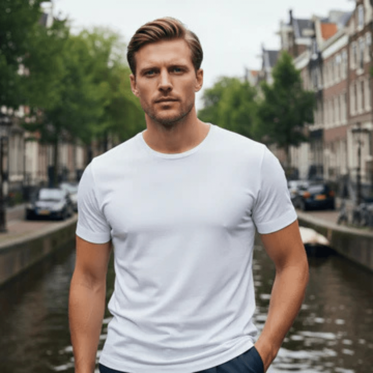 Wentworth Premium Crew Neck Cotton T-Shirt - Montford & Co
