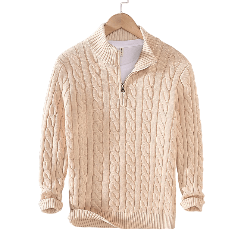 Zip Cable Sweater Trousers Set - Montford & Co