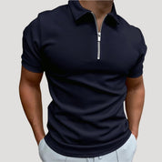 Zip Neck Polo Shirt - Montford & Co