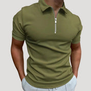 Zip Neck Polo Shirt - Montford & Co