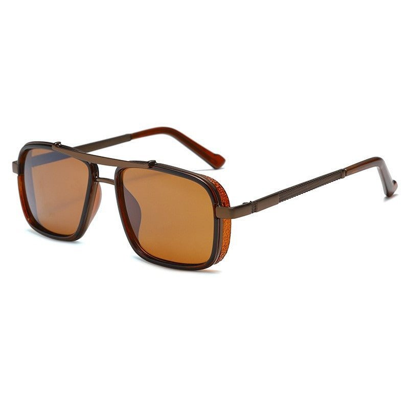Zonnebril – Heren – All Season – Gepolariseerde Zonnebril met Klassiek Vierkant Frame – Montford Co - Montford & Co