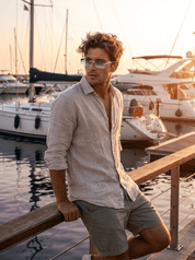 Zonnebril – Heren – All Season – Vintage Square met Anti - Reflectie – Montford Co - Montford & Co