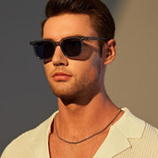 Zonnebril – Mens – All Season – Heren Zonnebril met Vintage Vierkant Frame – Montford Co - Montford & Co